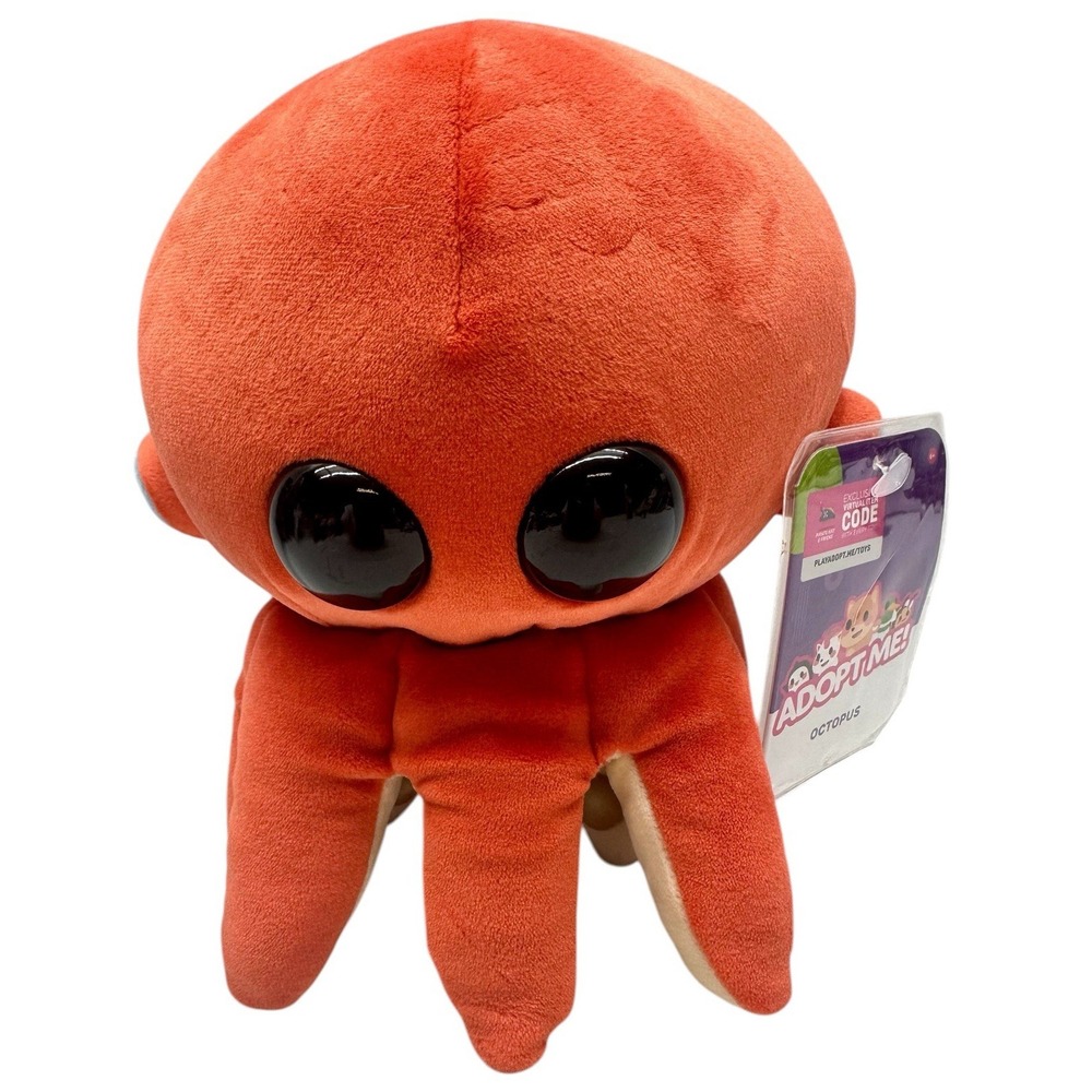 Adopt Me! Pets Octopus Plush Animal with Roblox Virtual Code New with Tags 2023
